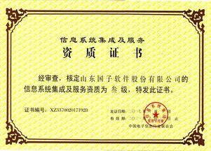 卓越信赖 解析信息系统集成服务的核心荣誉资质